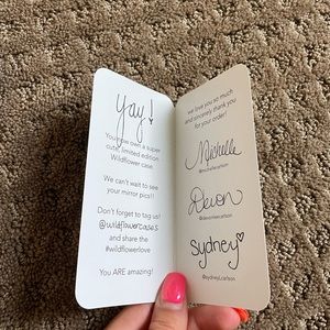 Wildflower iPhone Xs case!!